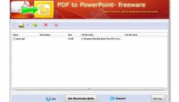 Flash Brochure Free PDF to PPT screenshot