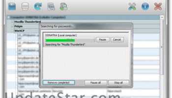 UpdateStar Password Finder screenshot