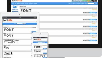 Fonts Site Script screenshot