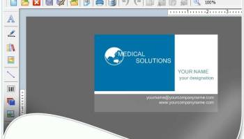 Designing Visiting Cards screenshot