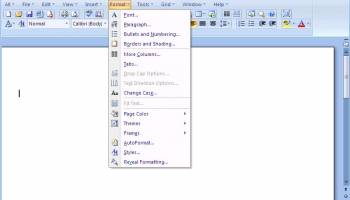 Classic Menu for Word 2007 screenshot