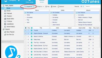 AmoyShare O2Tunes screenshot
