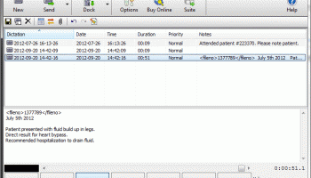 Express Dictate Professional screenshot