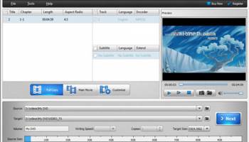 Tipard DVD Cloner screenshot