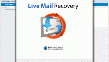 SoftAmbulance Live Mail Recovery screenshot