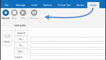 Audio for Outlook screenshot