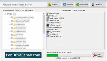 Download USB Drive Repair Software screenshot