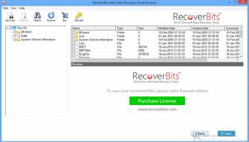 NTFS Data Recovery screenshot