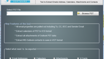 Softaken Outlook Attachment Extractor screenshot