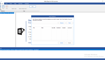 Stellar Repair for SQL Anywhere screenshot