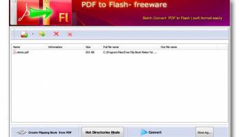 Free Flash Brochure Maker for PDF screenshot