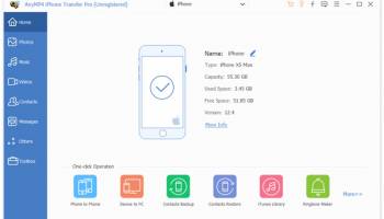 AnyMP4 iPhone Transfer Pro screenshot
