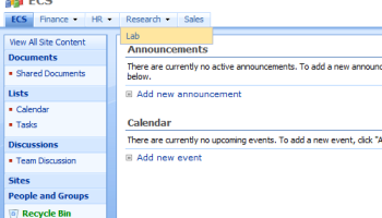 Enterprise Capacity Solution screenshot