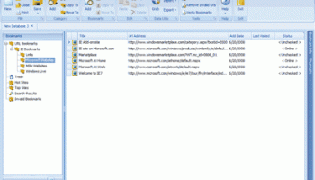 Advanced URL Catalog screenshot