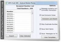 Bulk SMS Android Mobile screenshot