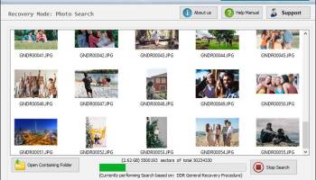 Memory Card Files Restore screenshot