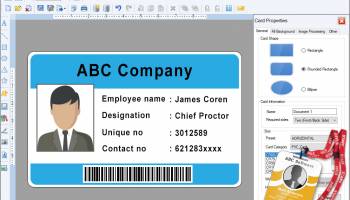 ID card Design Maker Software screenshot