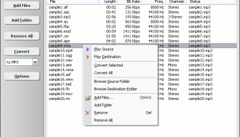 AIFF MP3 Converter screenshot