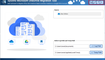 Sysinfo OneDrive Migration Tool screenshot