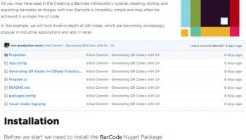 C# QR Code Generator screenshot