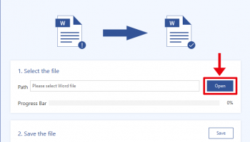 Cocosenor Word Repair Tuner screenshot