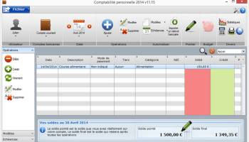 Emjysoft Personal Finance screenshot