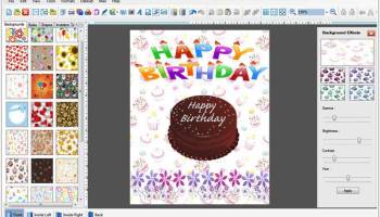 Birthday Card Making Software screenshot