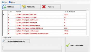 Compress PST Pro screenshot