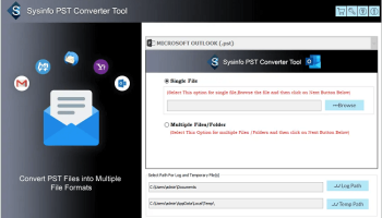 SysInfoTools PST to EML Converter screenshot