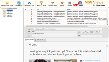 MSG Viewer Tool screenshot