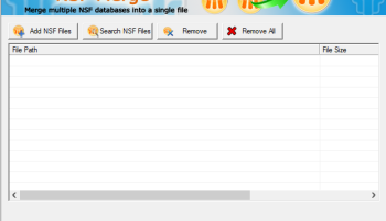 SysInfo NSF Merge Tool screenshot