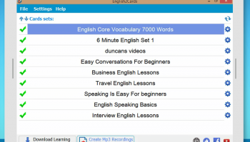 English2Cards screenshot