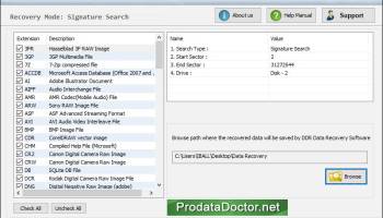 Windows NTFS Recovery Programming screenshot