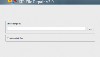 SysInfo ZIP file Recovery Tool screenshot