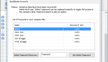 QBW Password screenshot