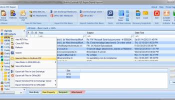 PST Recovery screenshot