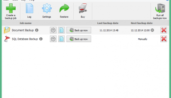 Cloud Backup Robot screenshot