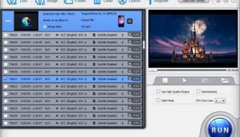 WinX Bluray DVD iPhone Ripper screenshot