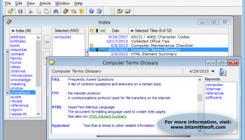 Personal Knowbase Reader screenshot