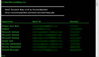 Email Password Dump screenshot