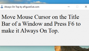 Always On Top screenshot