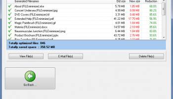 FILEminimizer Suite screenshot
