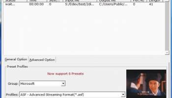AVI to WMV Converter screenshot