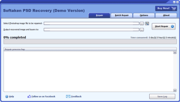 Softaken PSD Recovery screenshot