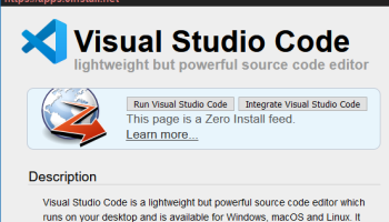 Zero Install Portable screenshot