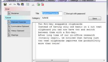 Windows Clipboard Expander screenshot