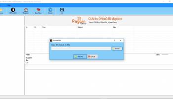Regain OLM to Office 365 Migration screenshot