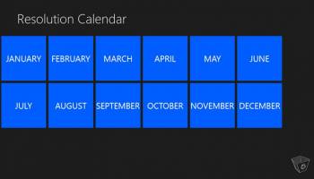 Resolution Calendar screenshot