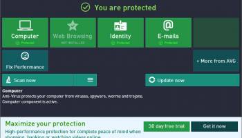 AVG Free Edition 2015 screenshot