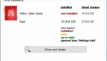Alternative Flash Player Auto-Updater screenshot